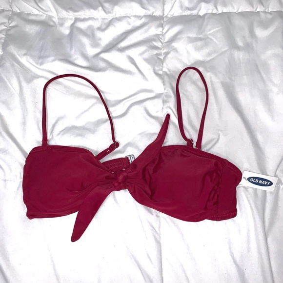 Old Navy front tie bikini top - Picture 2 of 4